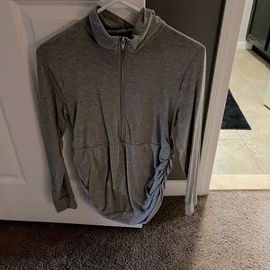 Maternity zip up